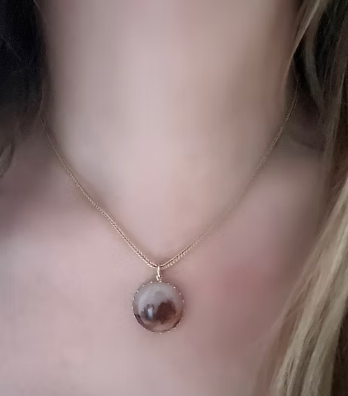 Georgian Moss Agate Pendant