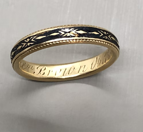 William Brown Mourning Ring 1782