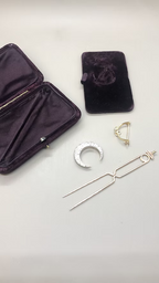 Victorian Old-Cut Diamond Crescent Moon