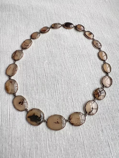 Georgian Moss Agate Rivière