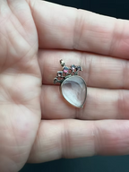 Garnet Crowned Crystal Heart c.1760