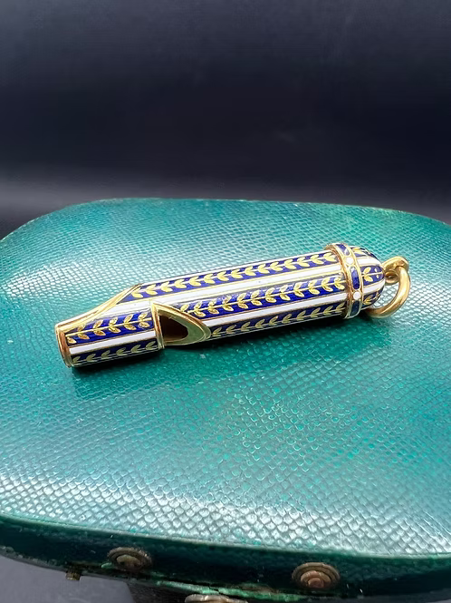 Enamel Whistle c.1840