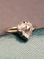 Heart-shaped Rose Diamond Ring