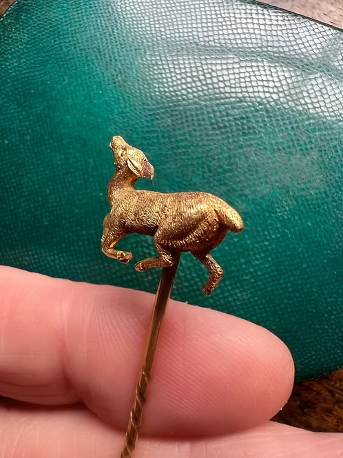 Victorian Deer Stickpin
