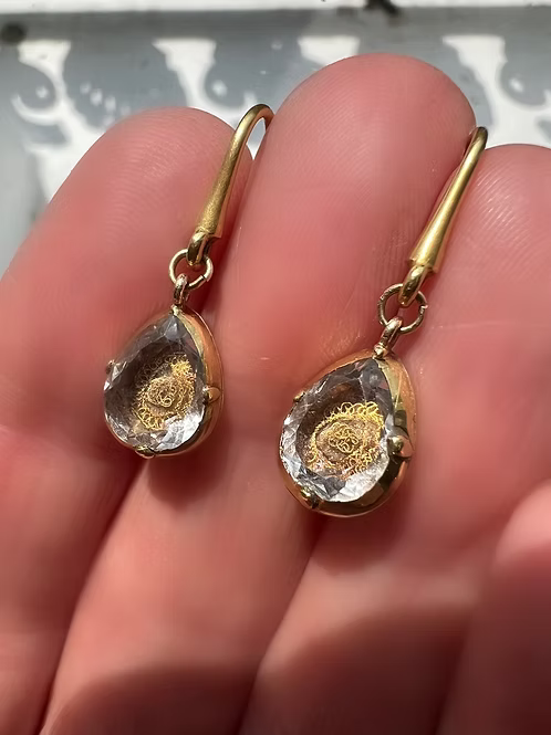 Stuart Crystal Gold Drops