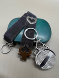 Steel Lyre Fob