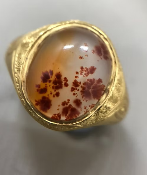 Moss Agate Signet 1865