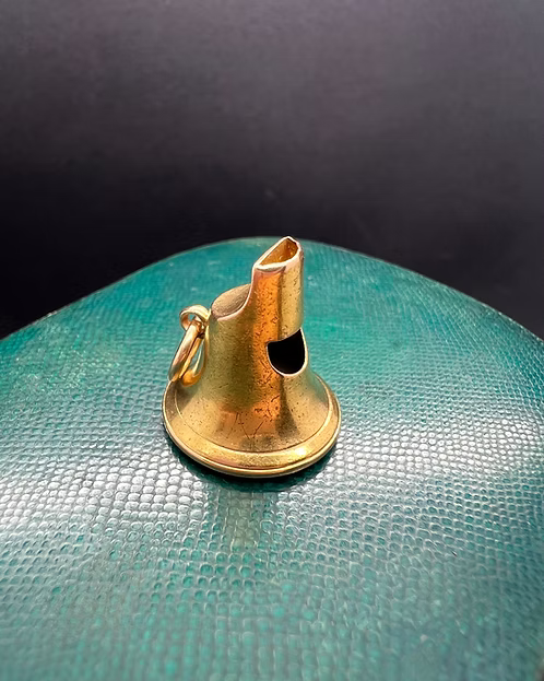 15 ct Victorian Whistle Pendant