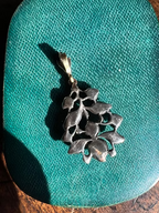 Rococo Rose Diamond Pendant