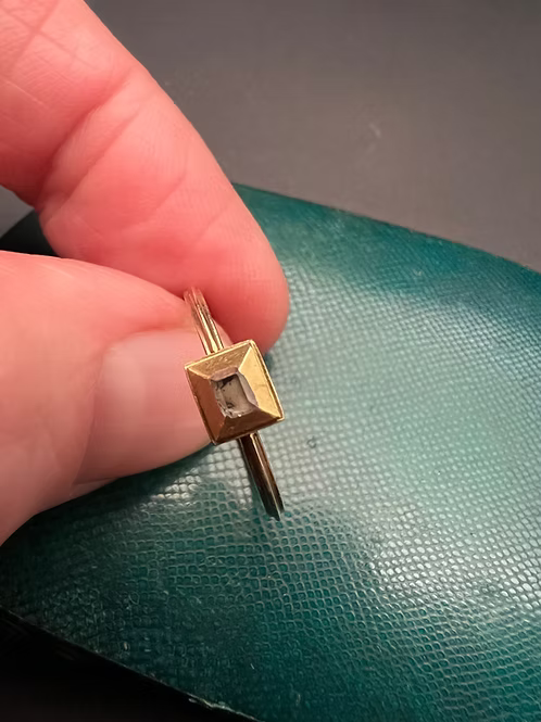 Renaissance Table-cut Diamond Ring