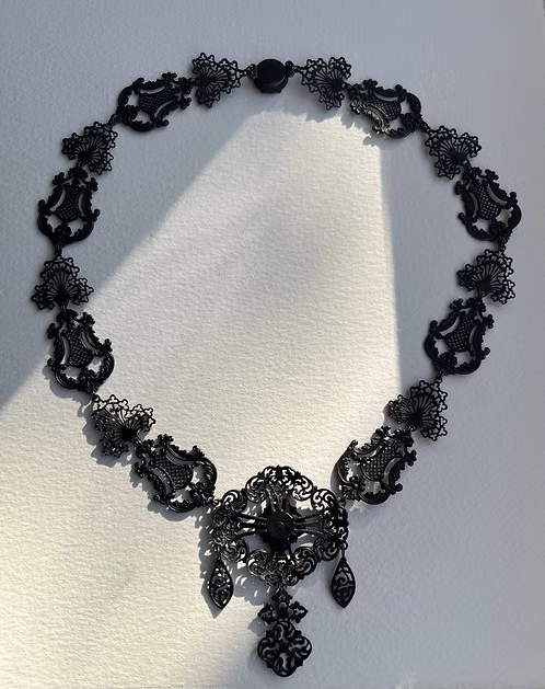 Berlin Iron Lyre Necklace