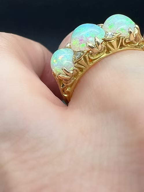 Victorian Opal 3 Stone