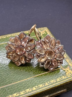 Portuguese Topaz Cluster Earrings