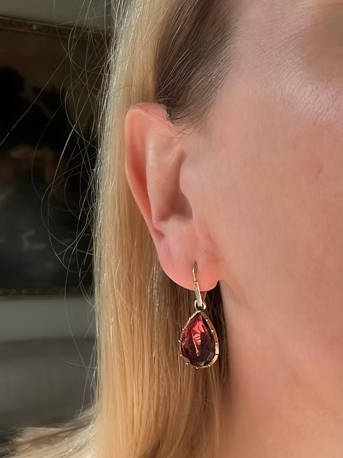 Georgian Foiled Quartz Drops