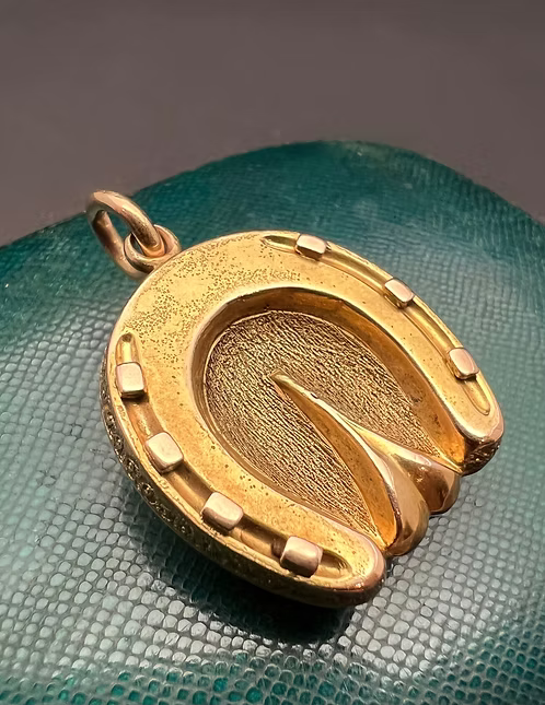 Victorian Horseshoe Locket Pendant