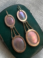 French Empire Agate Earrings
