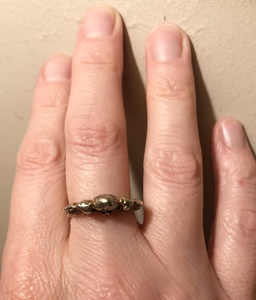 Figural Tudor Ring c.1580
