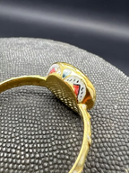 Stuart Crystal Enamelled Ring