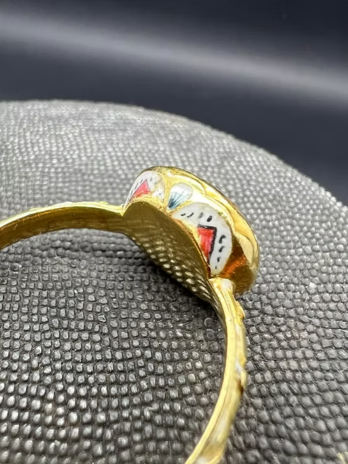 Stuart Crystal Enamelled Ring