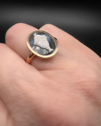 Agate Urn Cameo Ring