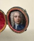 Oil on copper Miniature in Shagreen Case c.1720