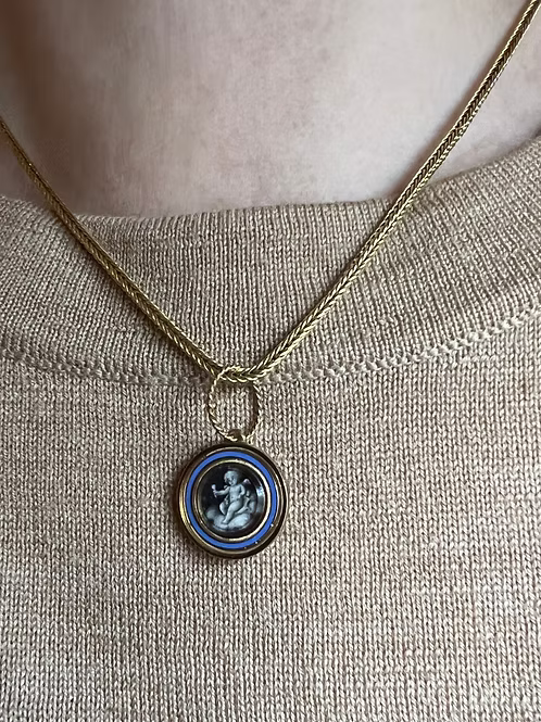 Grisaille Pendants