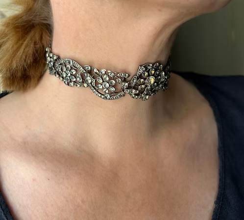 Rococo Paste Collar c.1760