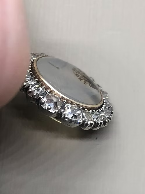 George III diamond locket 1809