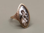 Navette sepia ring c.1790
