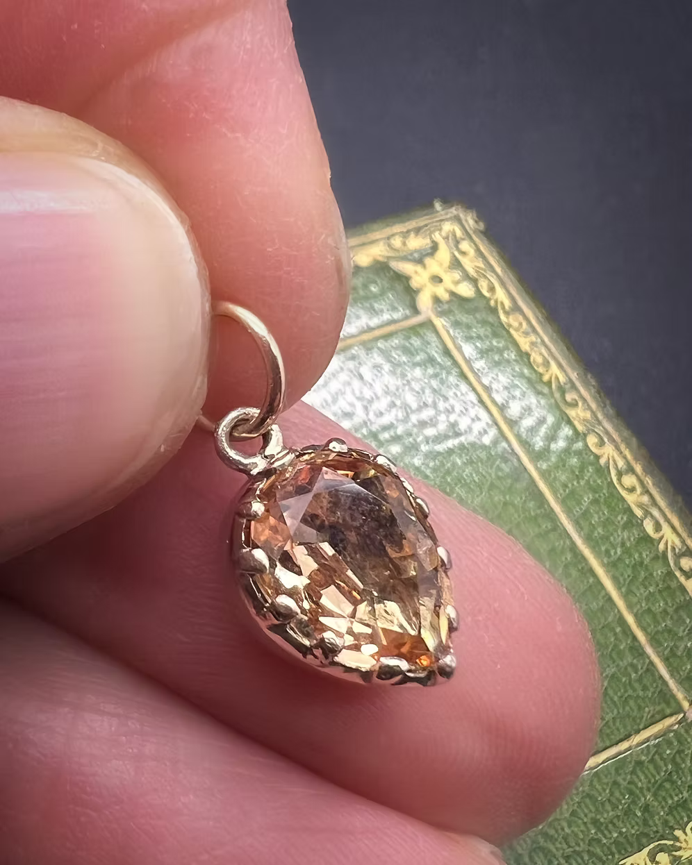 Georgian Topaz Heart