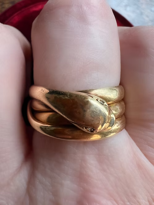 Victorian Snake Ring 1882