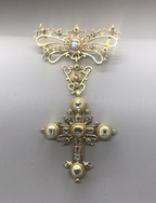 Iberian Diamond Cross Pendant
