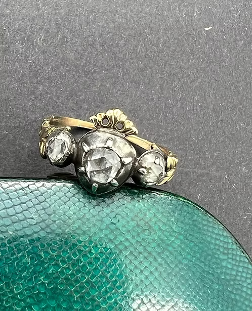 Crowned Heart Betrothal Ring 1760