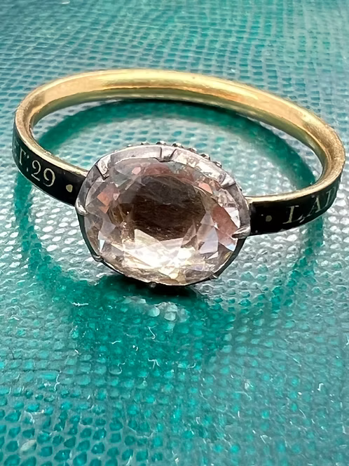 Lady Glenorchy Mourning Ring 1727