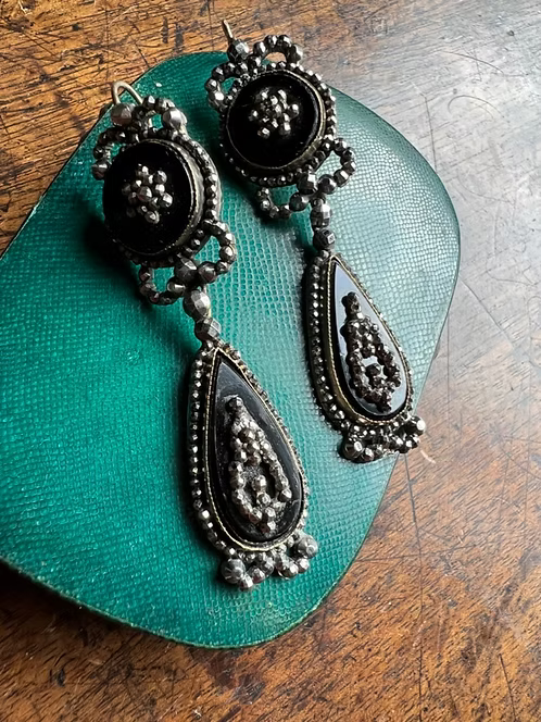Cut Steel Earrings