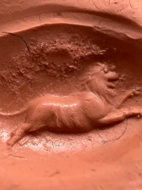 Ancient Lion Intaglio