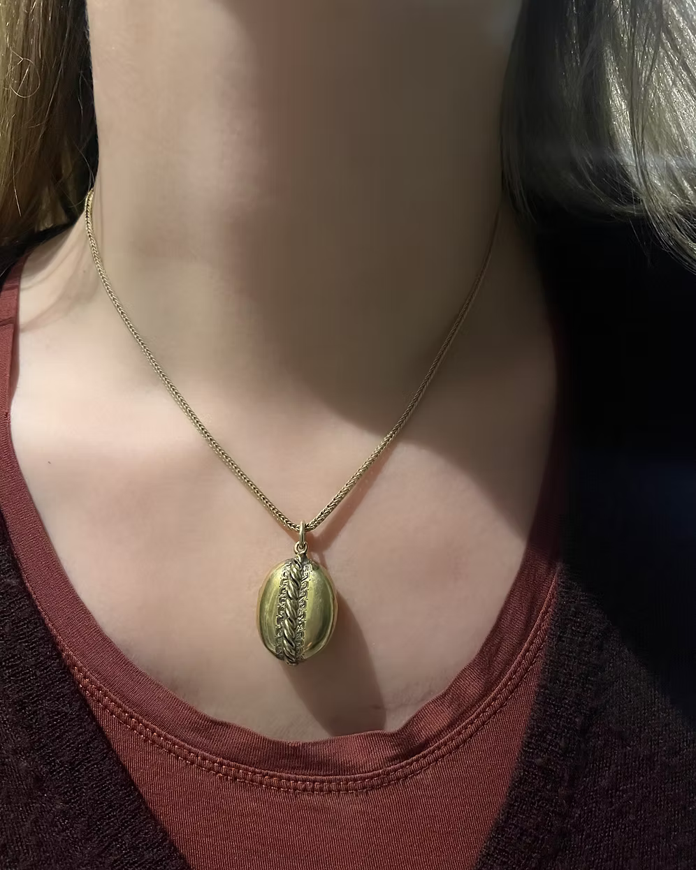 Victorian Rope Twist Locket