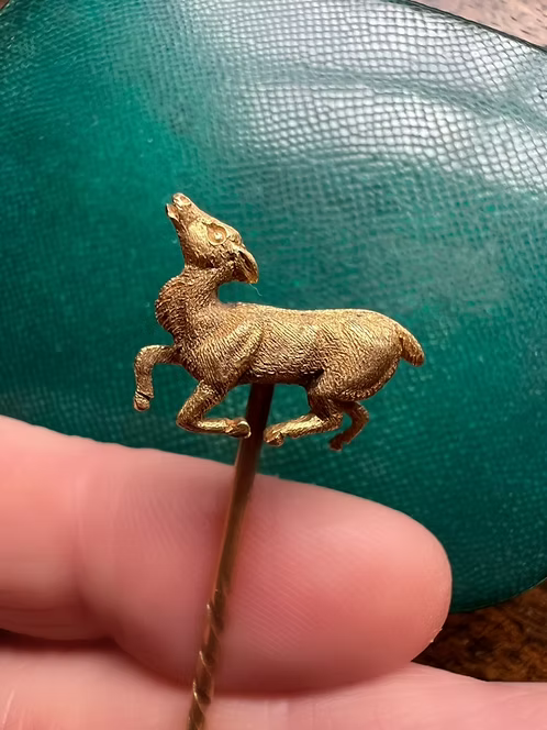 Victorian Deer Stickpin