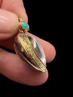 Victorian Crystal Heart Pendant