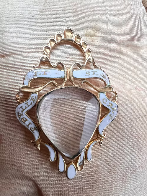 ‘Fidelle et Secret’ Georgian Pendant