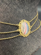French Neoclassical Agate Necklace