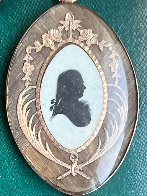 Mourning Silhouette Pendant