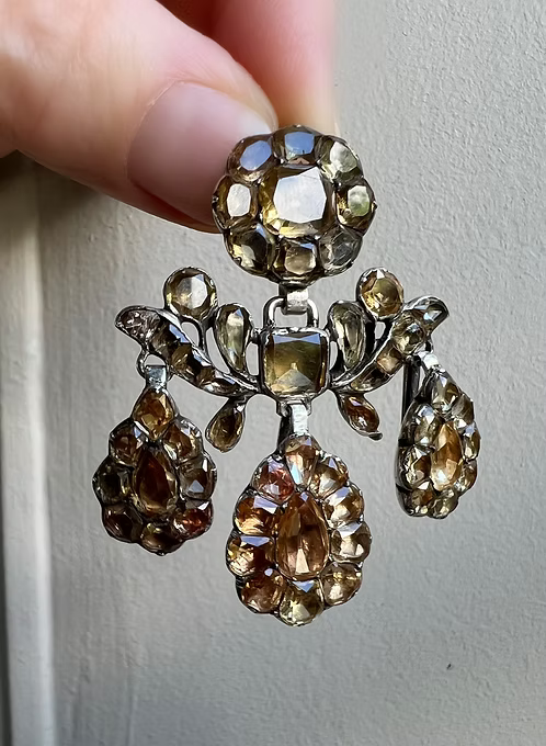 Portuguese Topaz Girandole c.1760