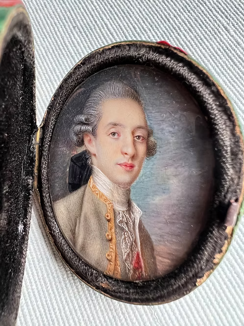 Antoine Vestier Portrait Miniature c.1780