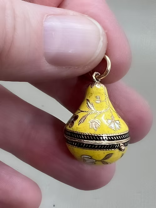 Swiss Enamel Pear c.1810