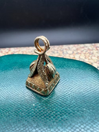 2 Colour Gold Tulip Fob
