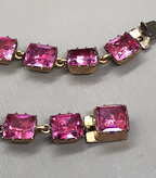 Rose Pink Georgian Paste Bracelet