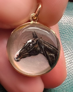 Racehorse Essex Crystal Pendant