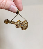 Georgian Acrostic Guitar Pendant