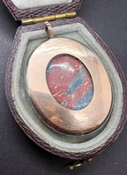 Jewelled Portrait Miniature Pendant